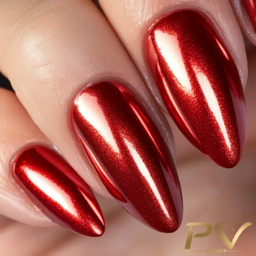 Vermelho Metalizado: Ousadia e Personalidade - inspiração