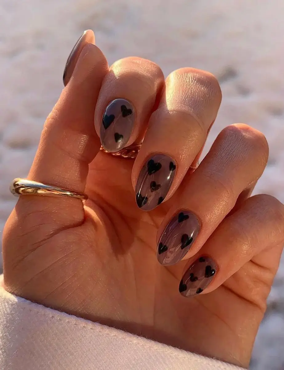 Unhas de Inverno com Pelúcia - detalhe