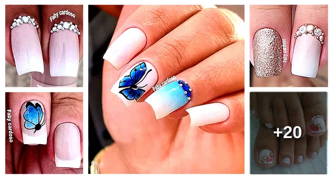 Esmaltação em Gel com Detalhes em Renda - ideia