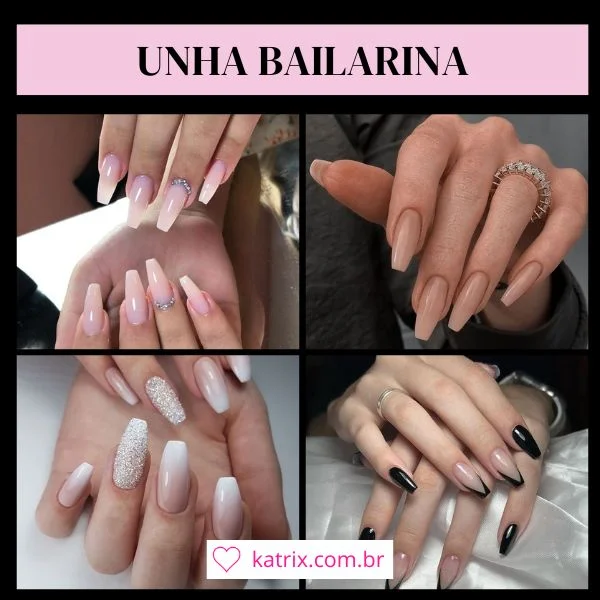 Nude Sofisticado: Unhas Bailarina com Aplicações de Renda - detalhe
