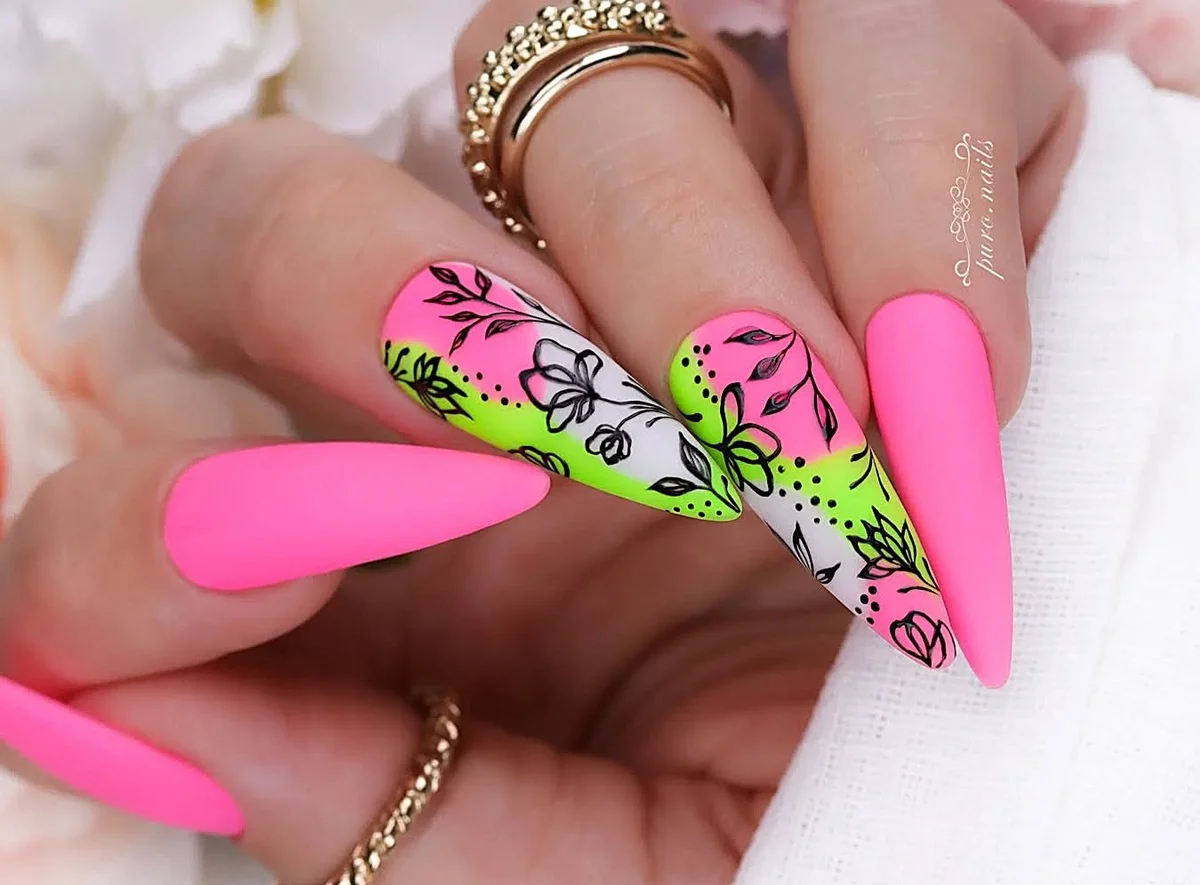 unha decorada para ano novo 2026 - referência 10