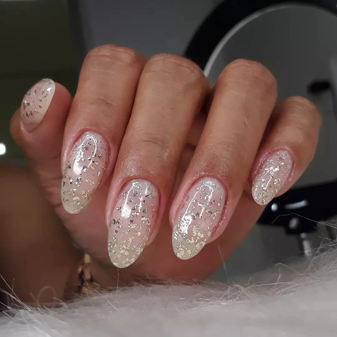 unha decorada amendoada - referência 5