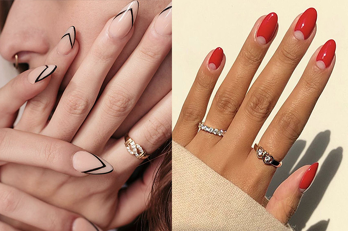 Unhas decoradas minimalistas: Unhas ...