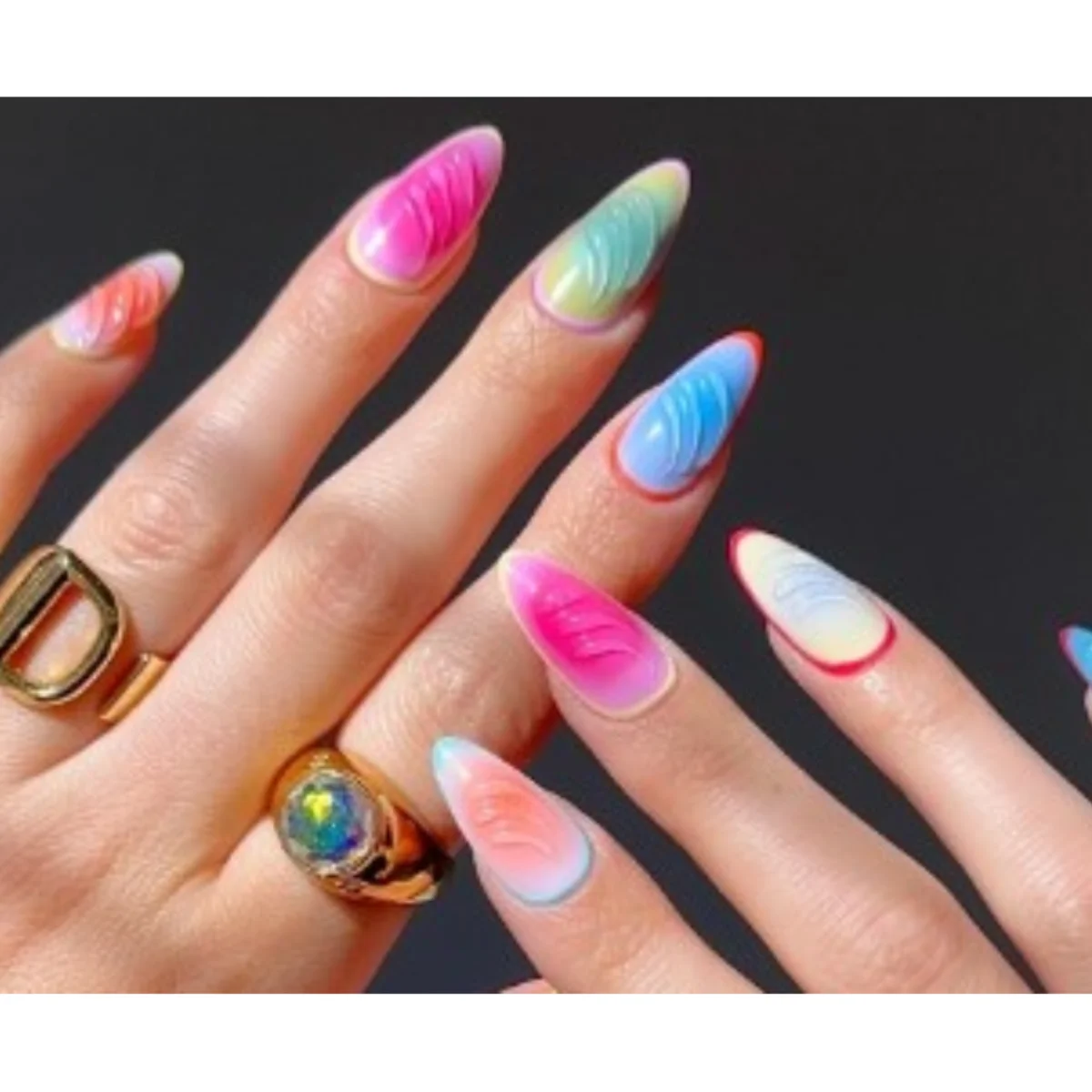 unha decorada delicadas - referência 15