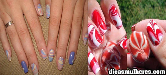 UNHAS MARMORIZADAS – COMO FAZER, PASSO