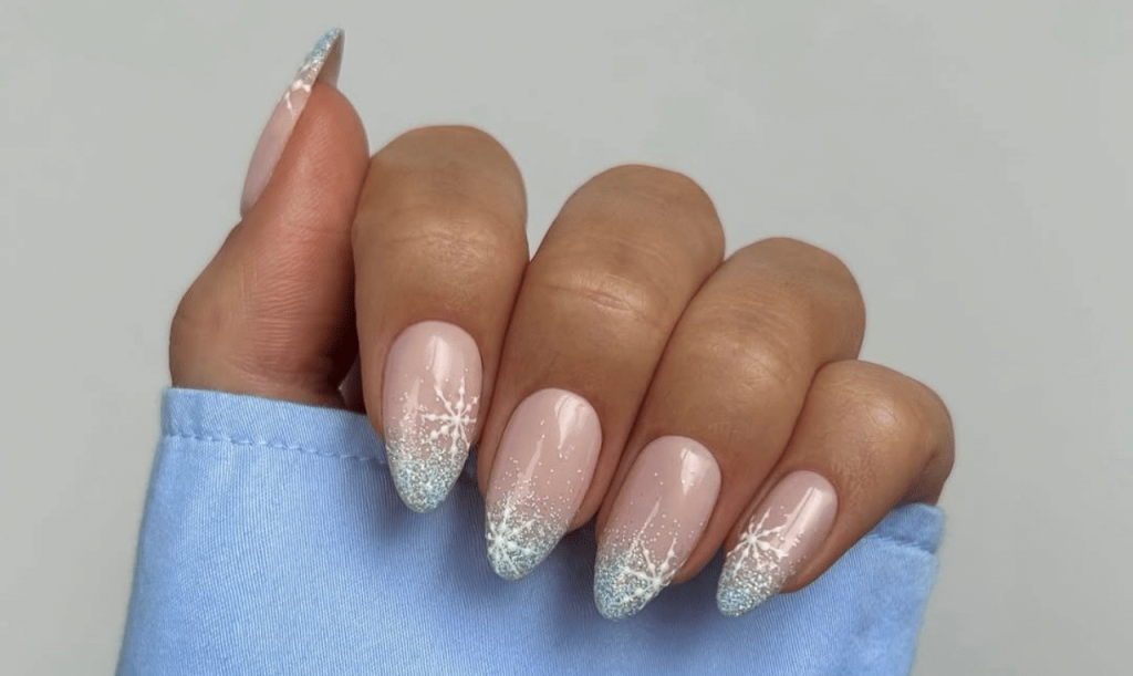 Unhas de Inverno com Efeito Suéter Aconchegante - ideia