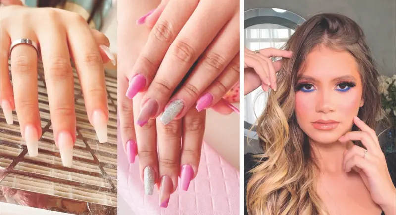 Unhas de Fibra com Francesinha Delicada: Elegância em Cada Detalhe - ideia