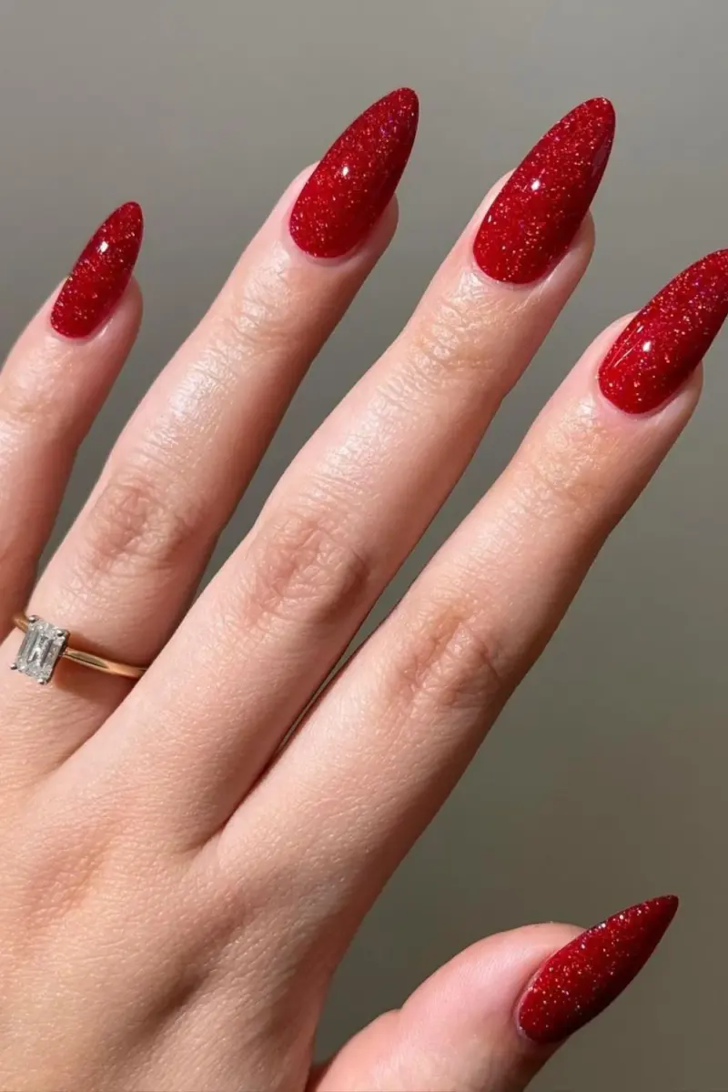 Vermelho Cereja com Efeito Glossy: Puro Glamour - ideia
