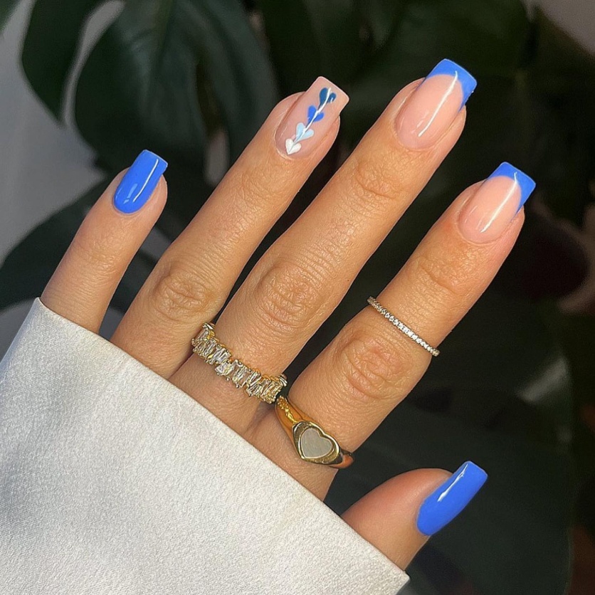 Unhas decoradas em azul: veja como usar ...