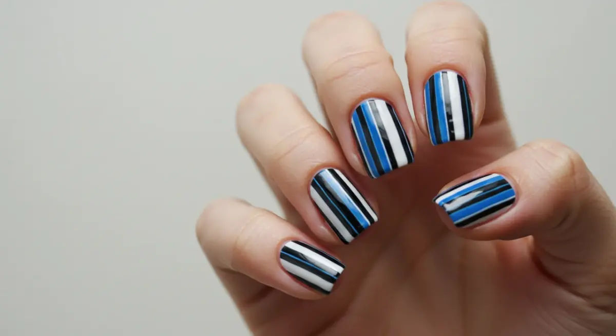 Clássico e Apaixonante: Listras Tricolores Vibrantes - ideia