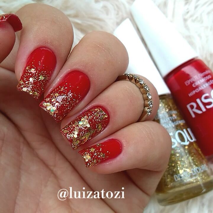 Unhas decoradas vermelha, Unhas ...