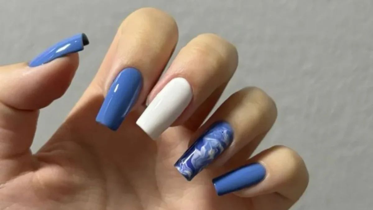 Como fazer unhas marmorizadas com itens
