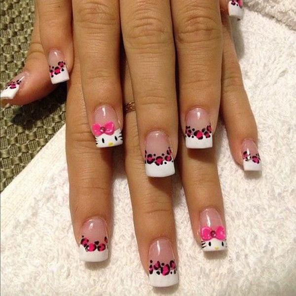 50 Hello Kitty Nail Designs | Art and ...