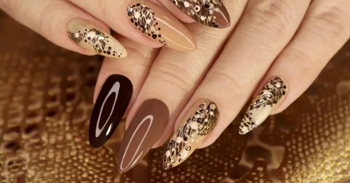 Unhas Marrom Decoradas 2025 | UnhasEsmaltes