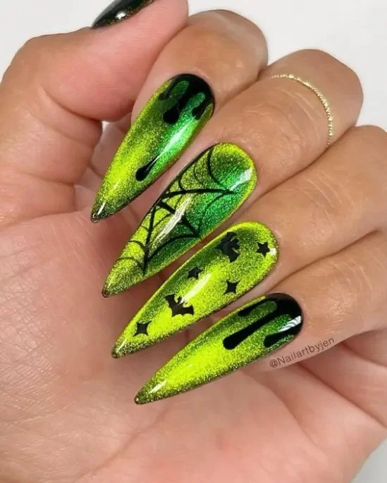 Efeito Cromado Dark: Brilho Misterioso nas Suas Mãos - ideia