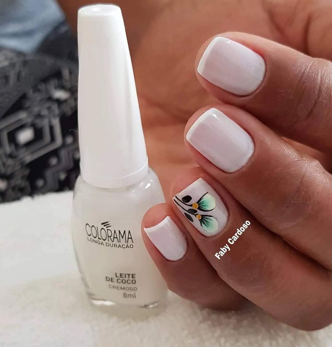 COMO PINTAR AS UNHAS COM ESMALTE BRANCO