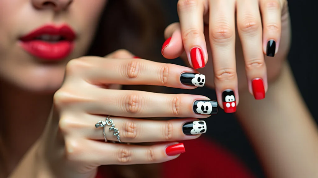 Minimalismo Chic: Silhuetas do Mickey para um Toque Discreto - detalhe