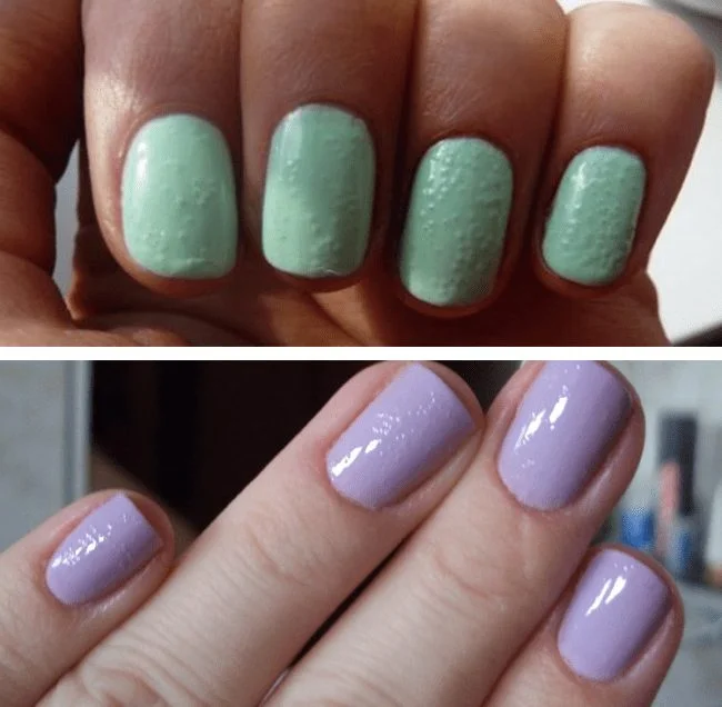 Por que o esmalte faz bolhas? Respostas