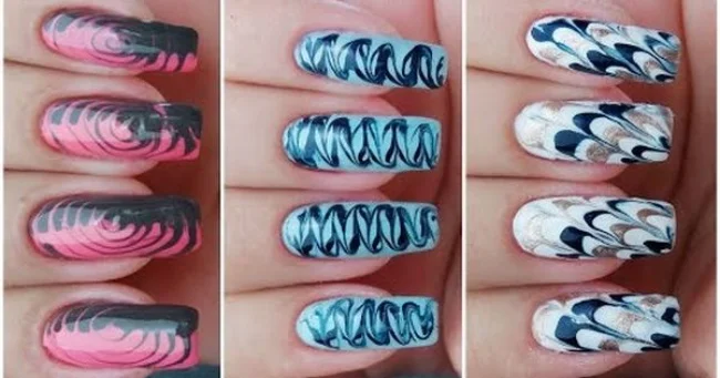 UNHAS DECORADAS COM PALITO DE DENTE
