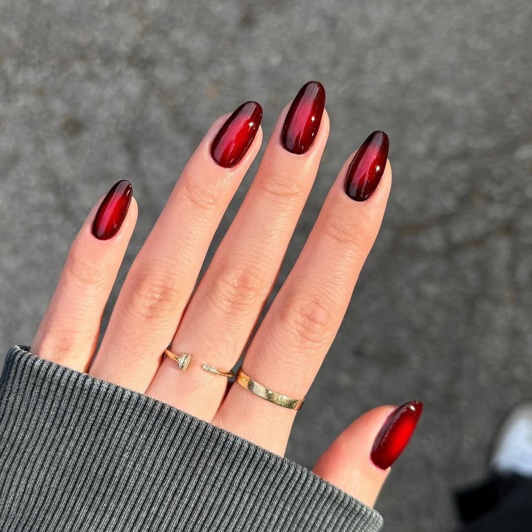 7 unhas decoradas de vermelho que irão ...