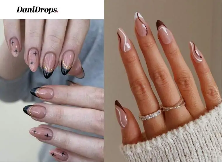 unha decorada amendoada - referência 7