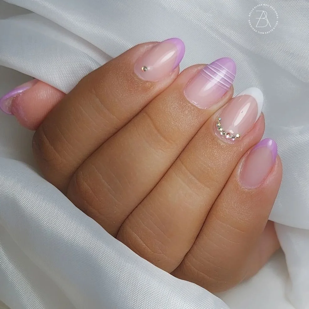 Unhas decoradas com pedras: ideias e