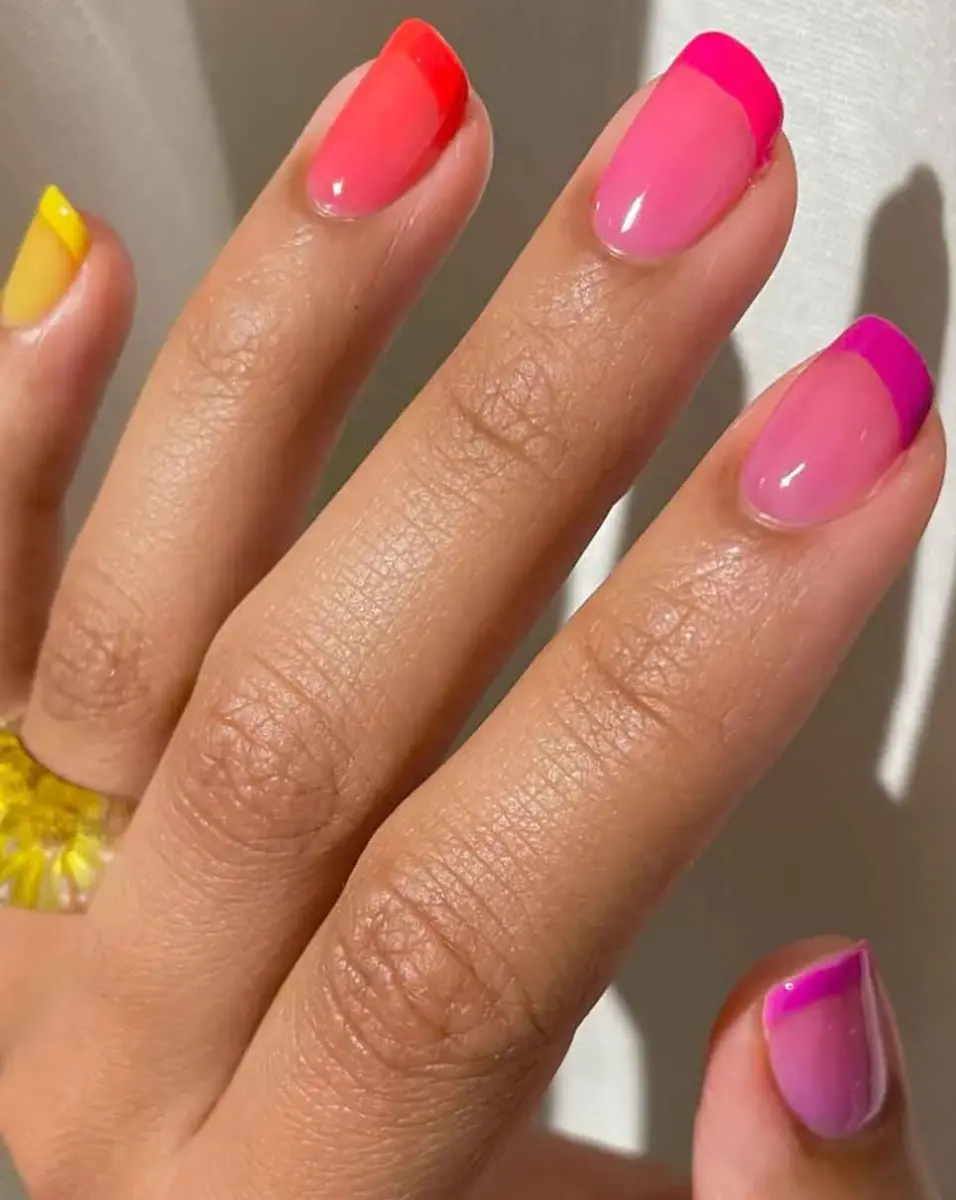 Francesinha Ombré Gradiente: Do Clássico ao Moderno em um Degrade - ideia