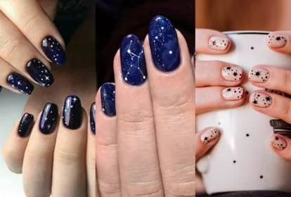 Constelação Festiva: Nail Art com Mini Estrelas - inspiração