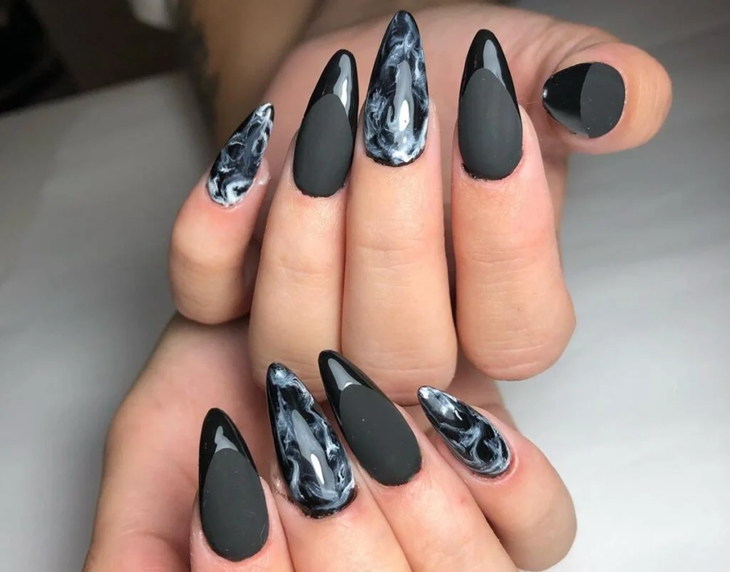 Unhas Decoradas Preto 2024: Ideias