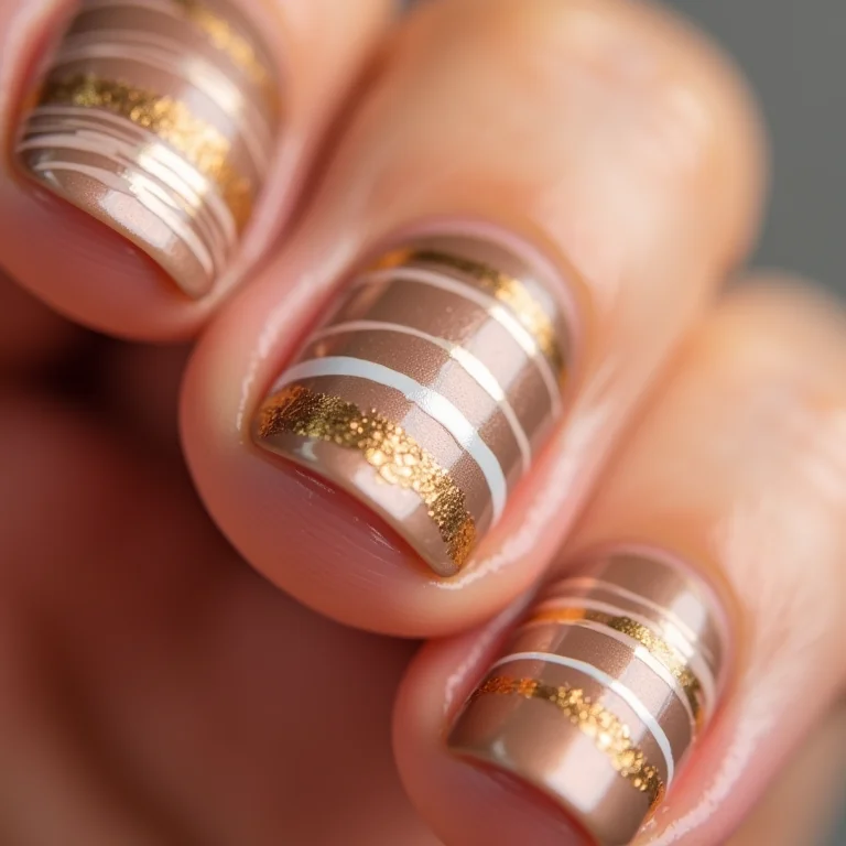 Acabamento impecável em unhas com fitas