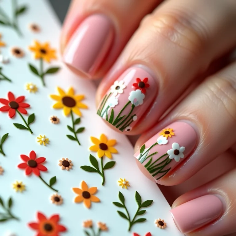 Adesivos de unha Country da Among the Wildflowers