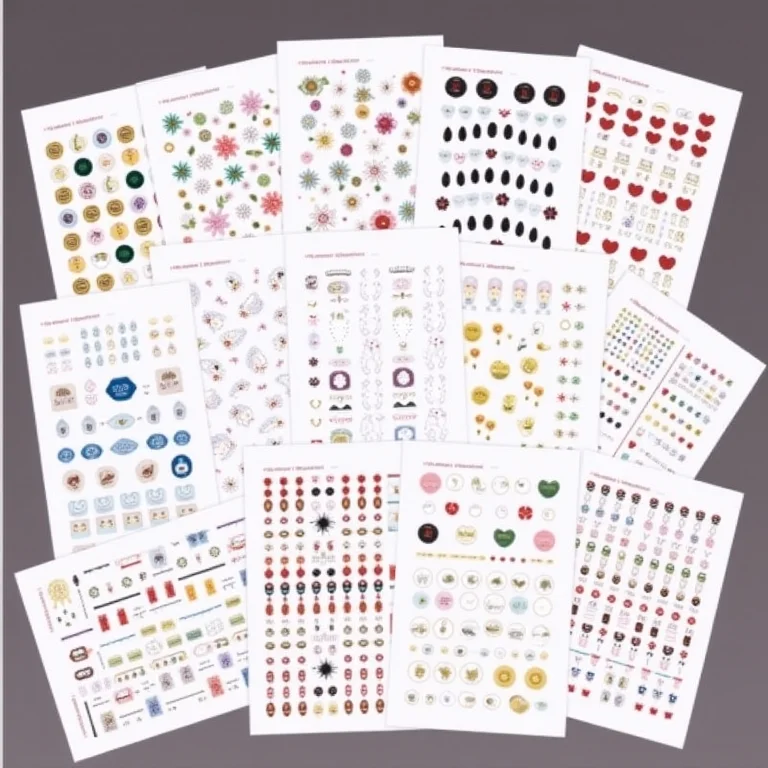 Adesivos de unha da Nail Art Club