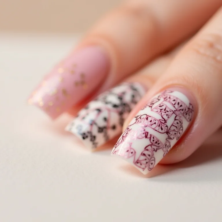 Adesivos de unha MagicNails geométricos