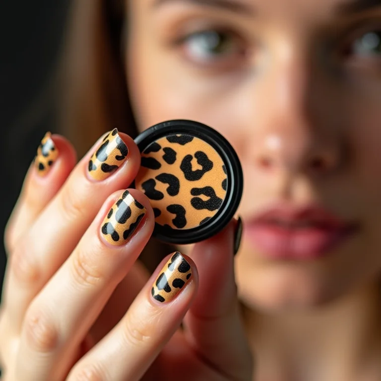 Adesivos de unhas de oncinha da MagicNails.