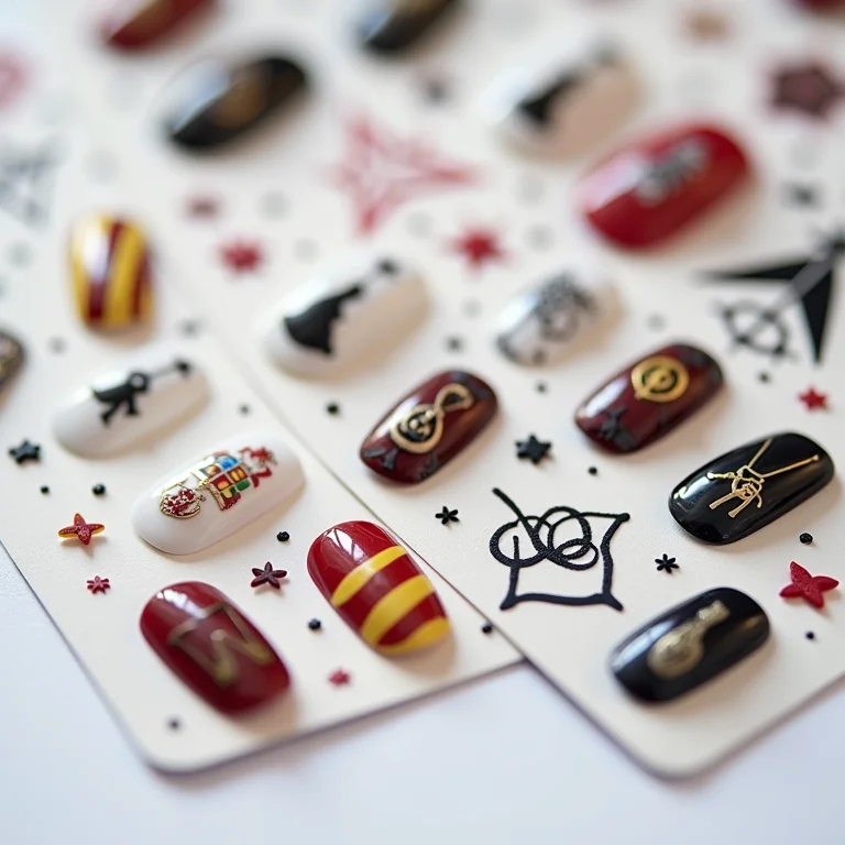 Adesivos de unhas Harry Potter