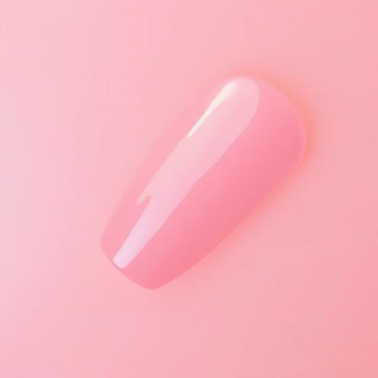 Amostras de diferentes tons de esmalte em gel rosa