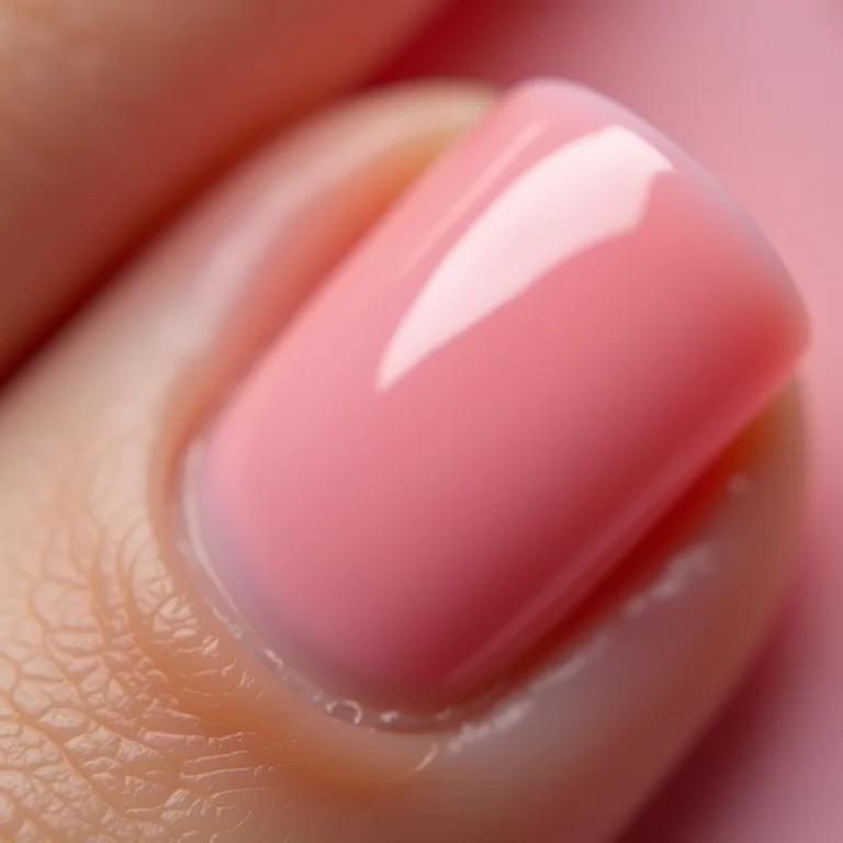 Antes e depois unhas de gel, mostrando proteção e cuidado