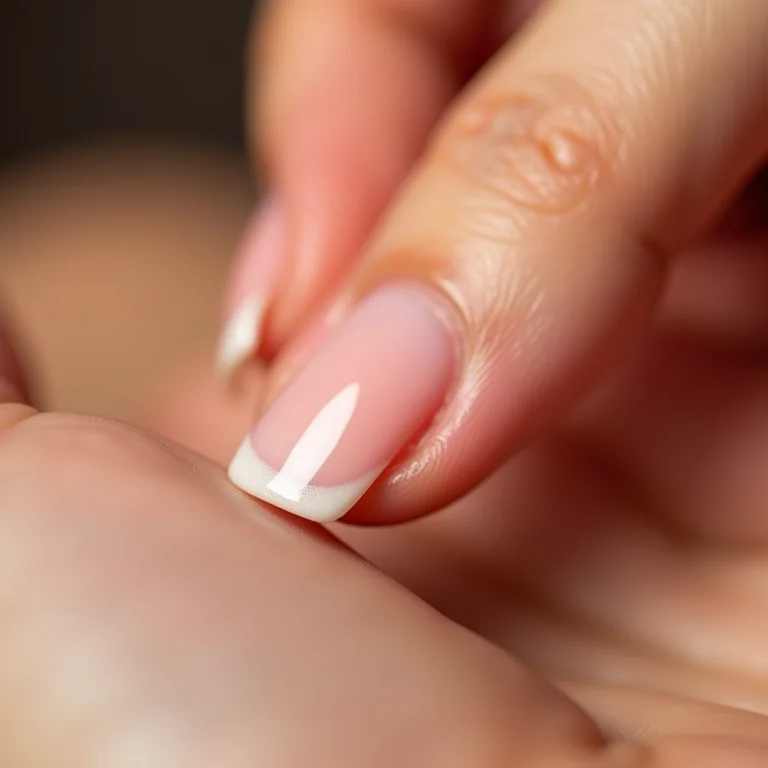 Aplicação de base antes do esmalte para proteger a unha