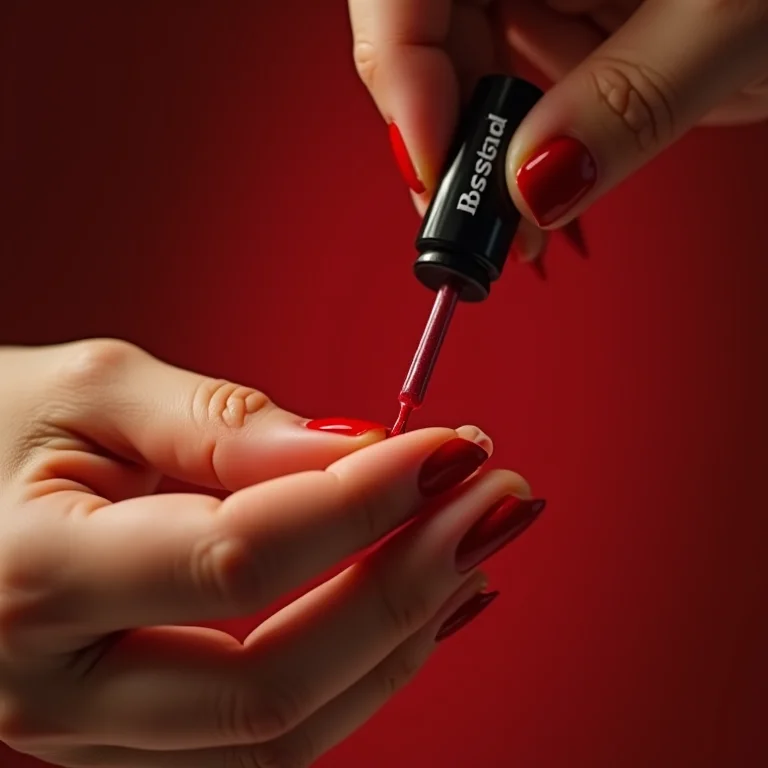 Aplicação de esmalte Bossa com brilho intenso e acabamento profissional