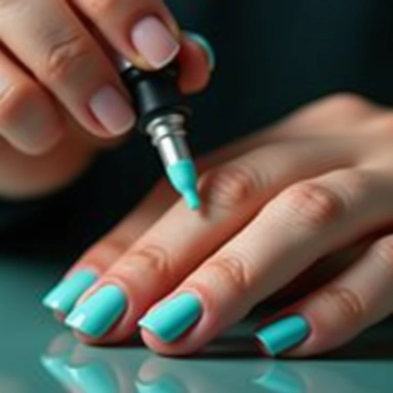 Aplicação de top coat para aumentar a durabilidade do esmalte