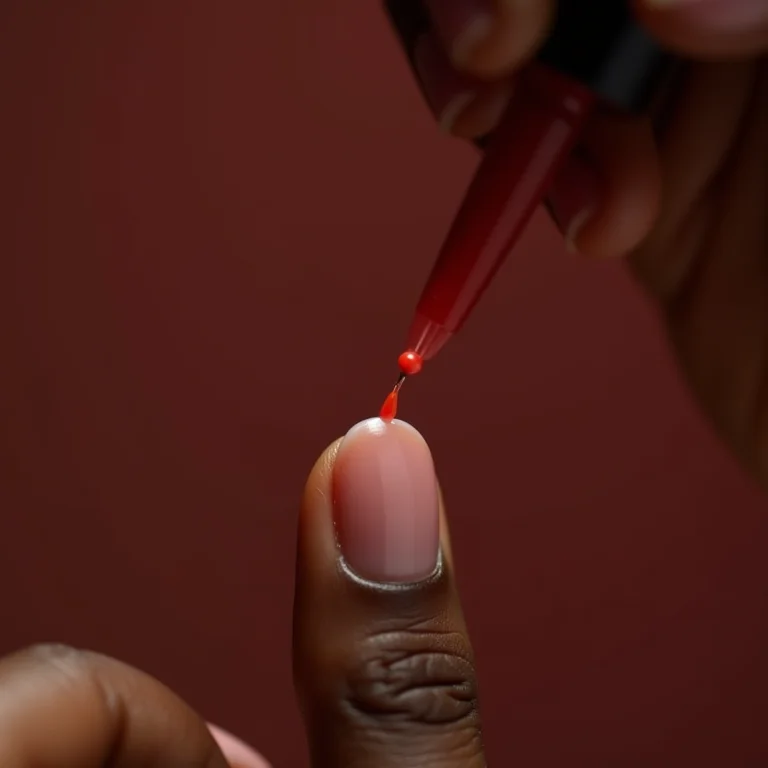 Aplicação de top coat para maior durabilidade do esmalte.