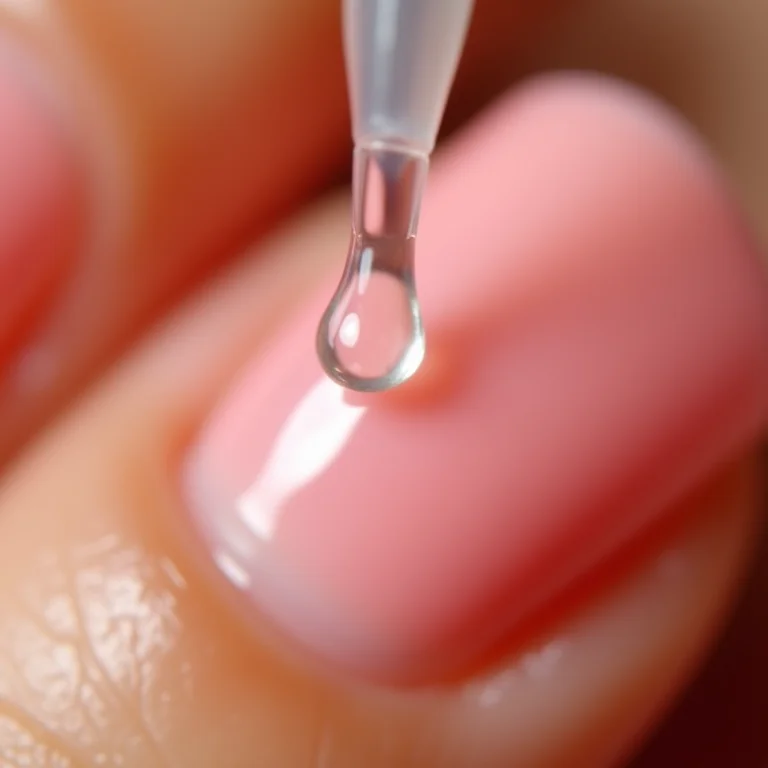 Aplicação de top coat transparente