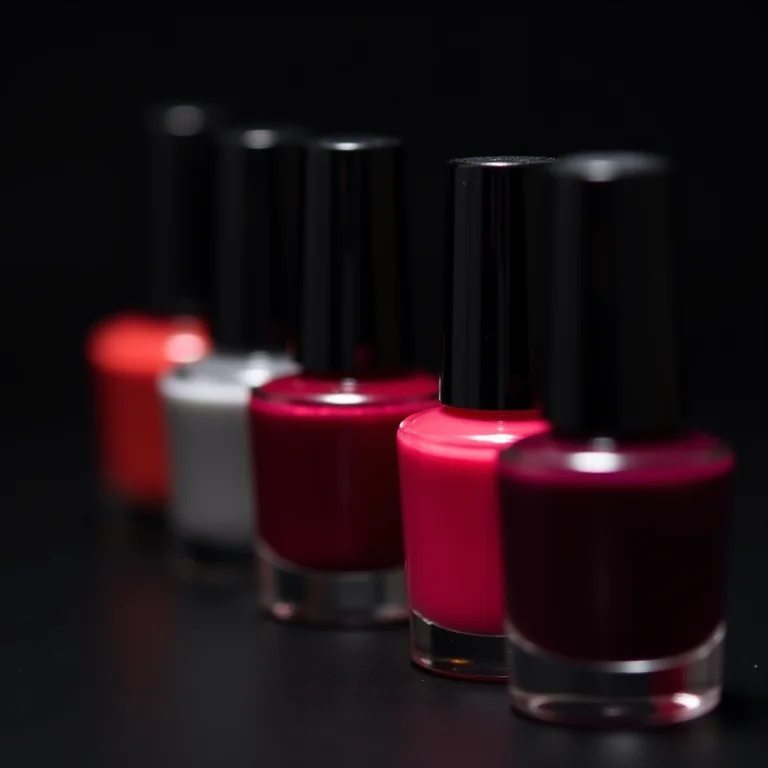 Armazenamento correto de esmaltes.