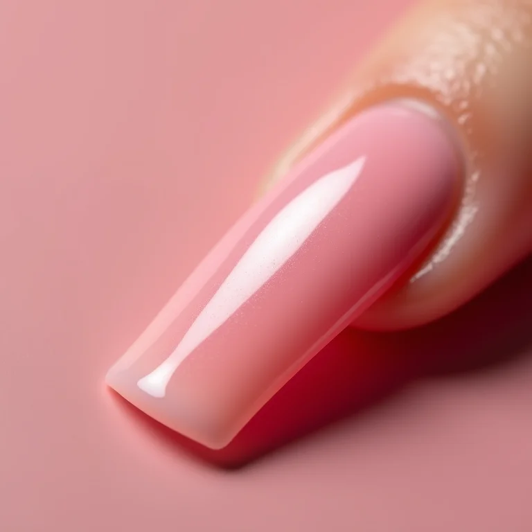 Base de qualidade preenchendo as ranhuras da unha