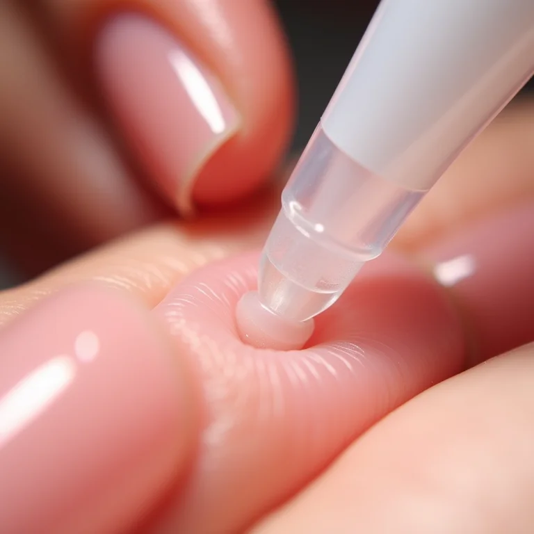 Caneta removedora de esmalte em gel Océane em close-up.