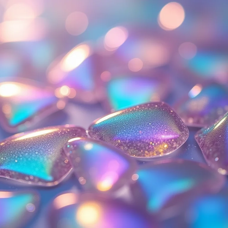 Celofane furta-cor para unhas de vidro