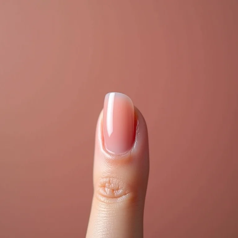 Close-up da técnica correta de lixamento de unhas