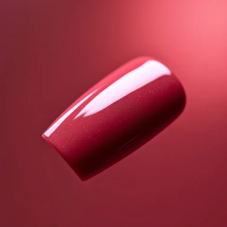 Close-up extremo de esmalte marsala elegante