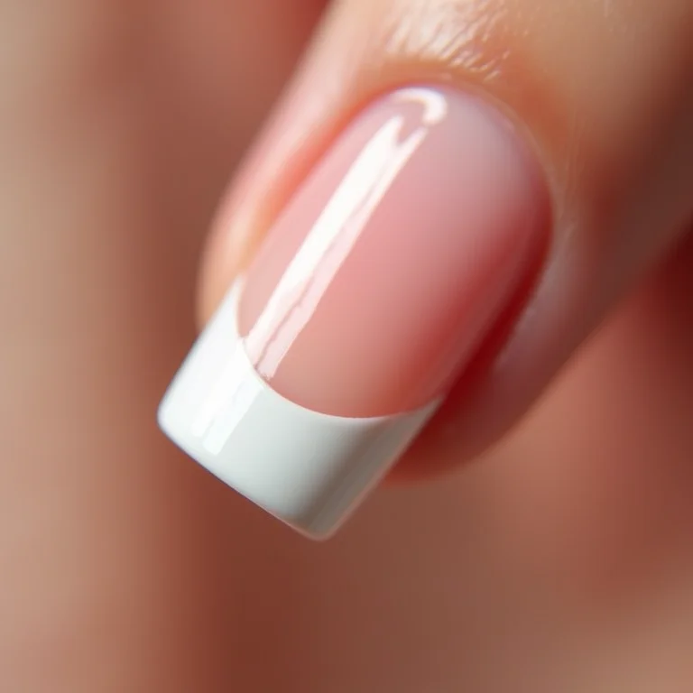 Close up extremo de francesinha branca clássica