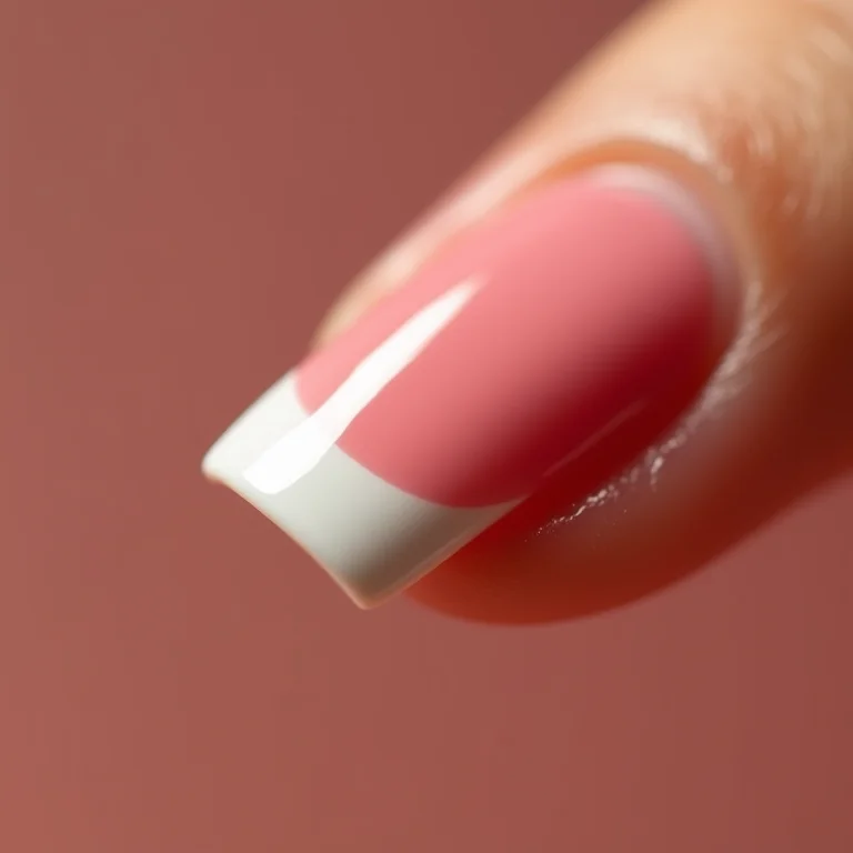 Close-up extremo de uma francesinha moderna com ponta fina.